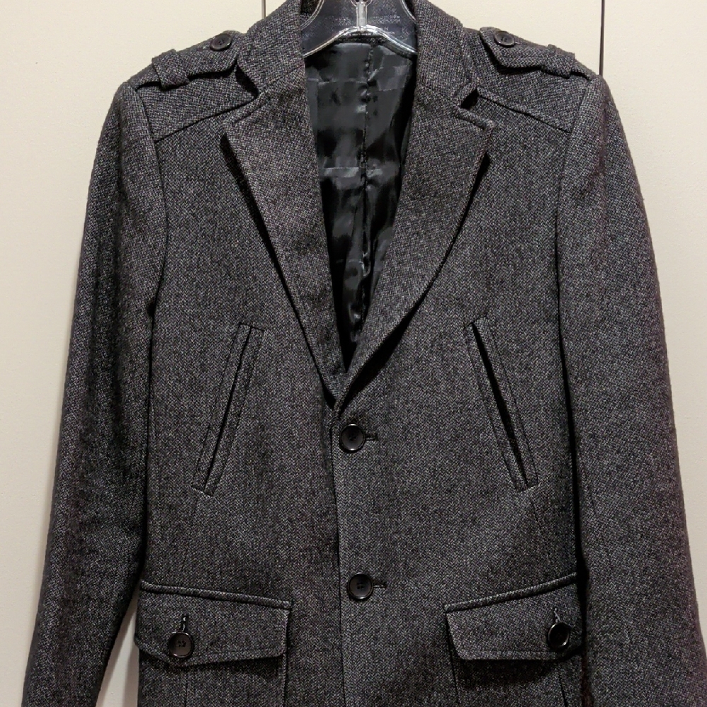 Zara Gray Coat Size S